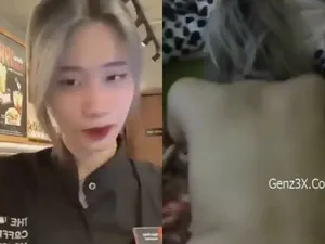 Lộ clip em nv coffee house bị em ghệ nắc tả tơi p2